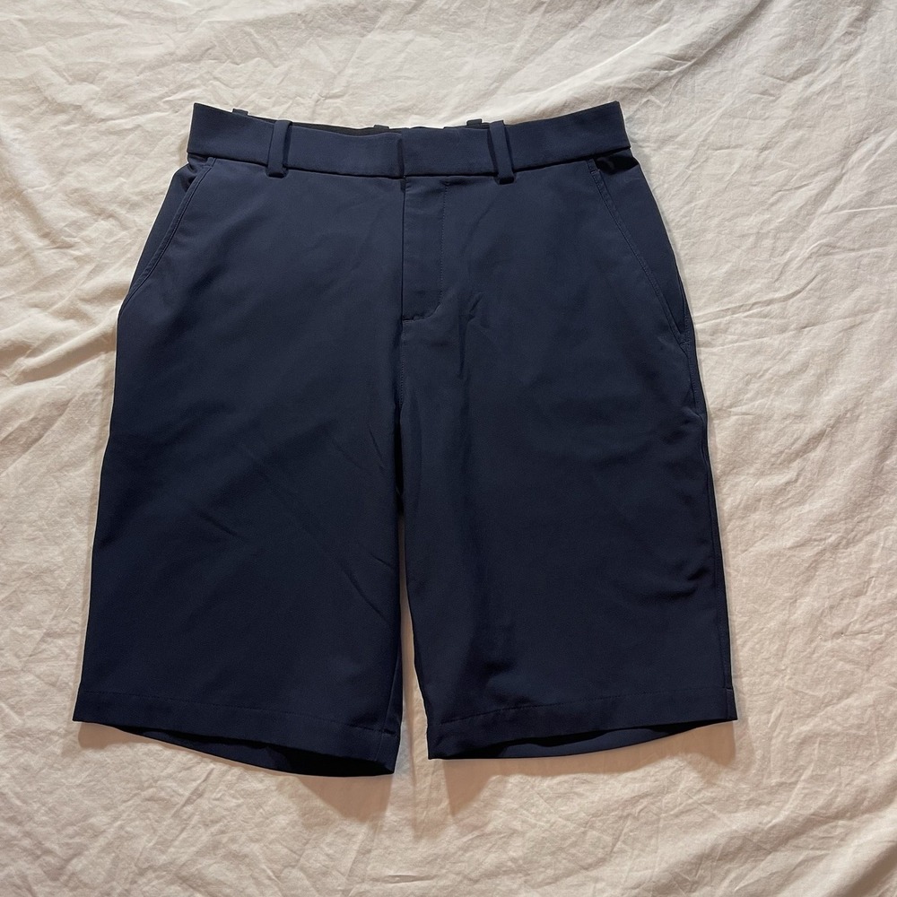 Nike Golf Dri-FIT Shorts Mens 30 Navy Blue Performance Stretch Golf Casual